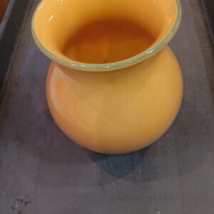 Longaberger 8" Vase Butternut Color